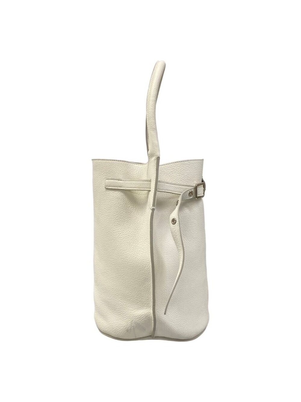 Celine Handbag Big Bag Bucket White Leather - Picture 2 of 15